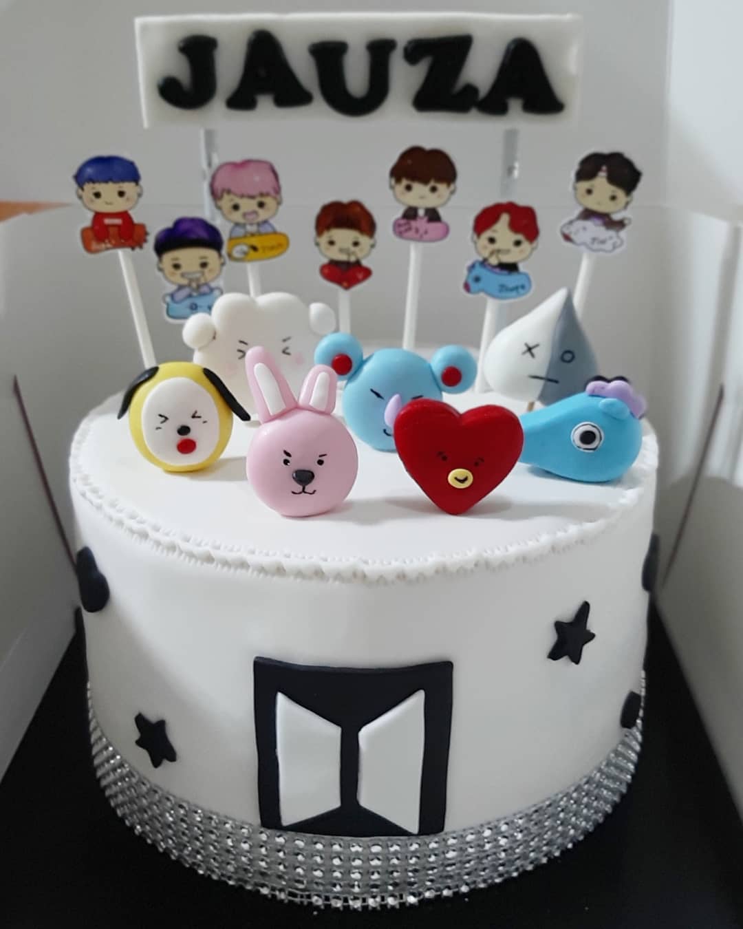 Buy Line Friends Inspired Fondant Cake Toppers Cony Sally Shooky Cake  Toppers Online in India - Etsy